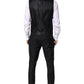 Black Double Breasted Formal 3 Piece Suit