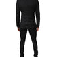 Black Single Breasted Formal Blazer with Vest