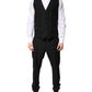 Black Single Breasted Formal 3 Piece Suit