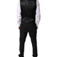 Black Single Breasted Formal 3 Piece Suit