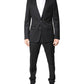 Dark Gray Wool Single Breasted 2 Piece Suit