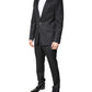 Dark Gray Wool Single Breasted 2 Piece Suit