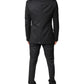 Dark Gray Wool Single Breasted 2 Piece Suit