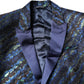 Multicolor Polyester Jacquard 2 Piece Suit