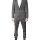 Gray Wool Single Breasted 2 Piece Suit