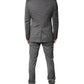 Gray Wool Single Breasted 2 Piece Suit