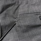 Gray Wool Single Breasted 2 Piece Suit