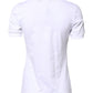 White Cotton Floral Logo Crew Neck T-shirt