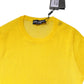 Yellow Polyester Women Pullover Top Sweater