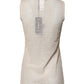 Ivory Nylon Logo See Through Sleeveless Tank Top