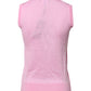 Pink Cashmere Round Neck Sleeveless Tank Top