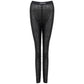 Black Polyester Joggers (Workout Pants)