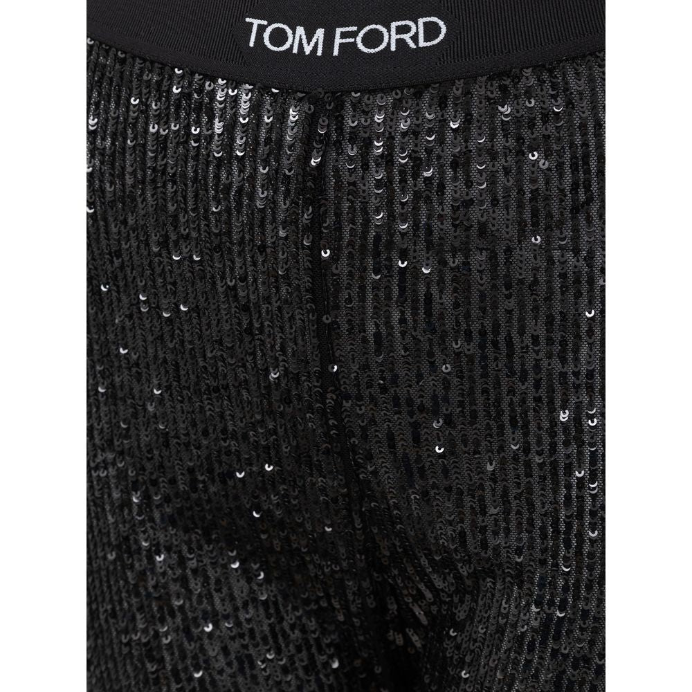 Black Polyester Joggers (Workout Pants)