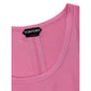 Pink Silk Tank Tops