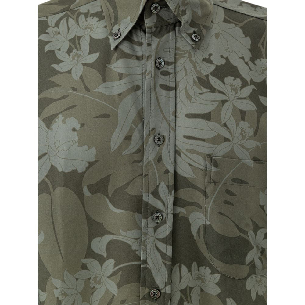 Green Lyocell Shirt