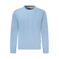 Blue Cotton Men Sweater