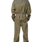 Brown Cotton Stretch Shirt Pants Casual Set
