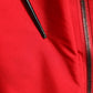 Red White Nylon Full Zip Windbreaker Jacket