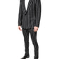 Black Striped SICILIA Formal 2 Piece Suit