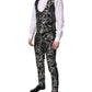 Black Gray MARTINI Jacquard Men 3 Piece Suit
