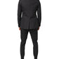 Black Cotton TAORMINA Formal 2 Piece Suit