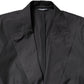 Black Cotton TAORMINA Formal 2 Piece Suit