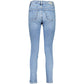 Blue Cotton Women Jeans
