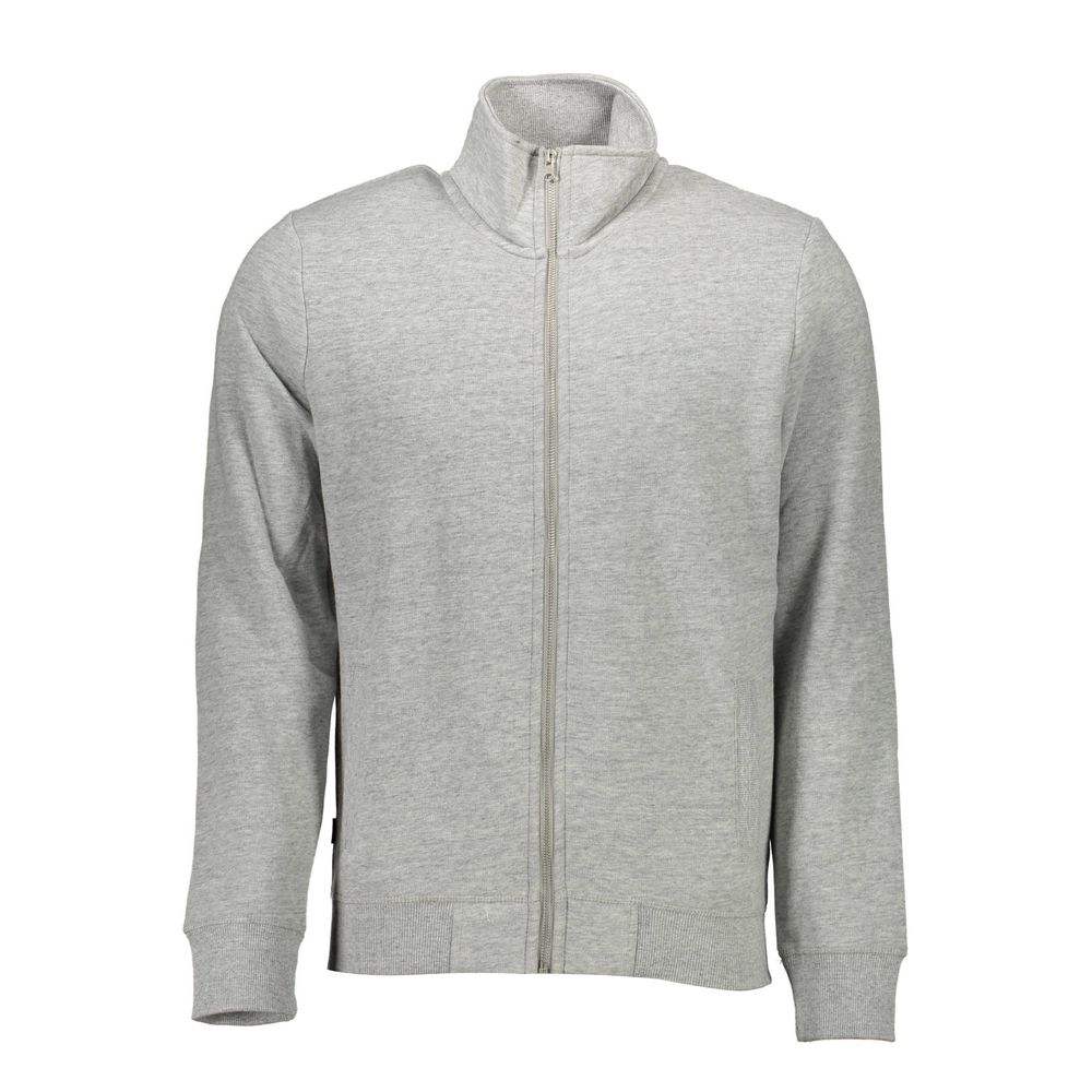 Gray Cotton Men's Sweater