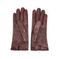 Burgundy Leather Gloves