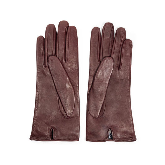 Burgundy Leather Gloves