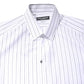 White Stripes Cotton GOLD Formal Dress Shirt