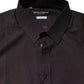 Maroon Jacquard Cotton GOLD Men Dress Shirt