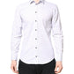 White Striped Cotton MARTINI Men Dress Shirt