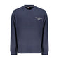 Blue Cotton Men Sweater