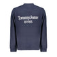 Blue Cotton Men Sweater