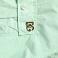 Green Cotton Short Sleeves Men Casual Shirt