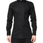 Black GOLD Cotton Long Sleeves Dress Shirt