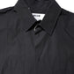 Black Printed Short Sleeves Collared Men Casual Shirt
