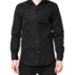 Black Cotton Long Sleeves Men Formal Dress Shirt