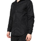 Black Cotton Long Sleeves Men Formal Dress Shirt