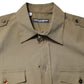Brown Cotton Stretch Casual Long Sleeves Shirt
