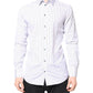 White Stripes GOLD Cotton Formal Shirt