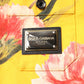 Yellow Floral Men Button Down Casual Shirt