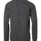 Gray Wool Knitted Round Neck Pullover Sweater