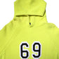 Green 69 Knit Hooded Men Pullover Sweater