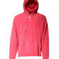 Red Cotton Knit Hooded Men Pullover Sweater