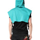 Green Cotton Hooded Men Sportswear Vest Sweater