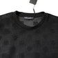 Black See Through Logo Short Sleeves T-shirt