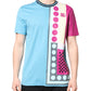 Multicolor Printed Logo Short Sleeve T-shirt