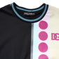 Multicolor Printed Logo Short Sleeve T-shirt